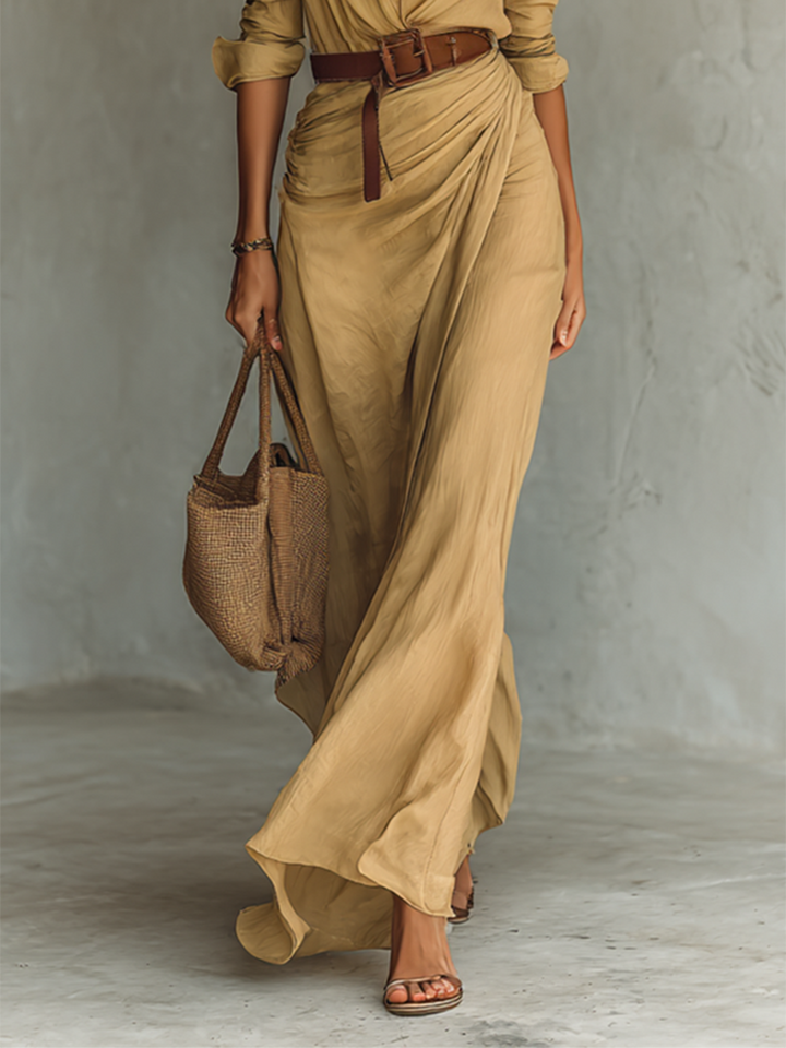 Belted Maxi Dress