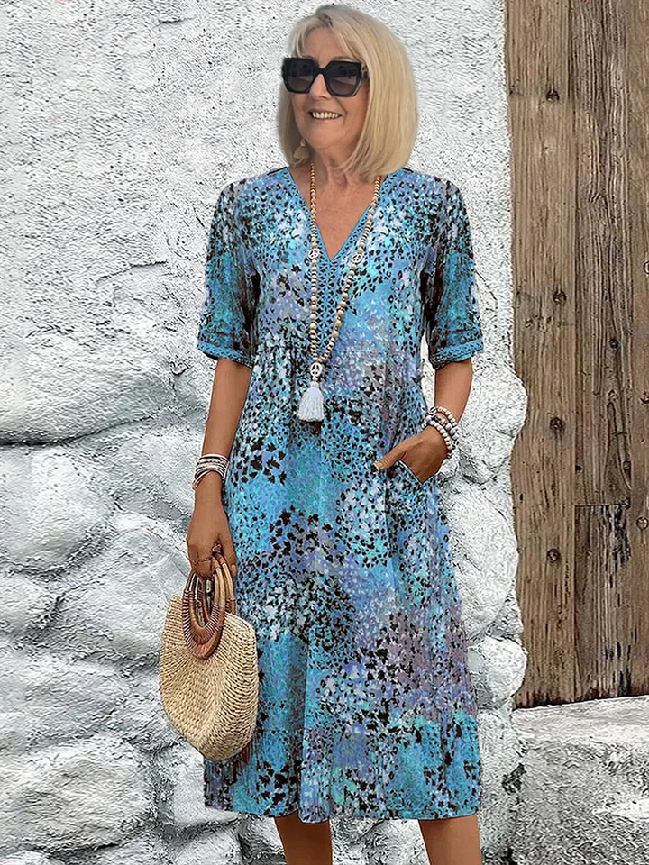 Susan | Vibrant Midi Dress