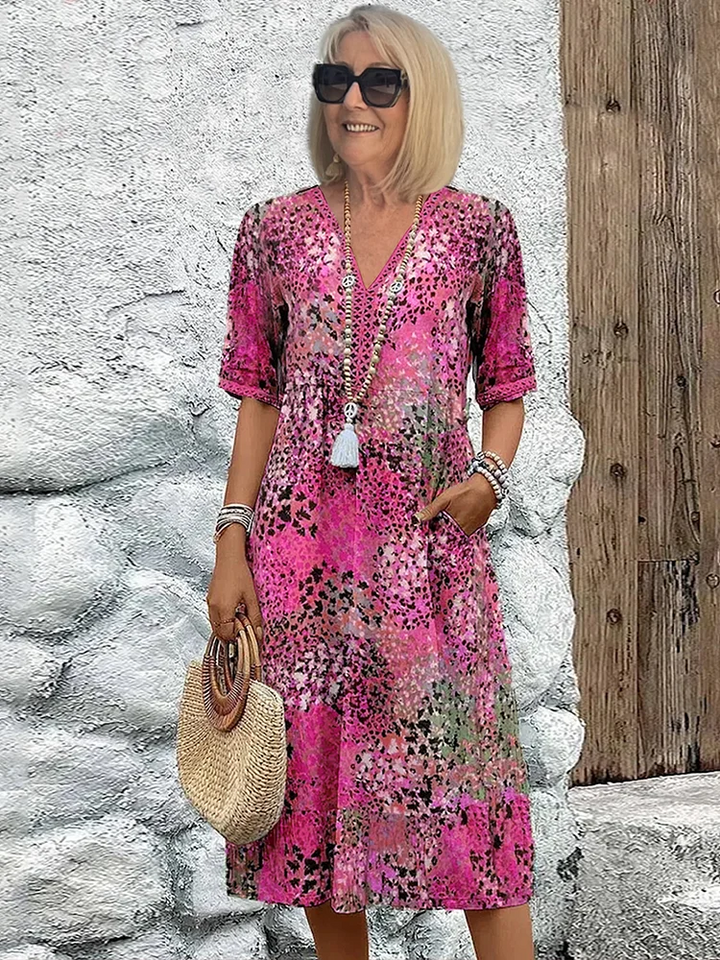 Susan | Vibrant Midi Dress