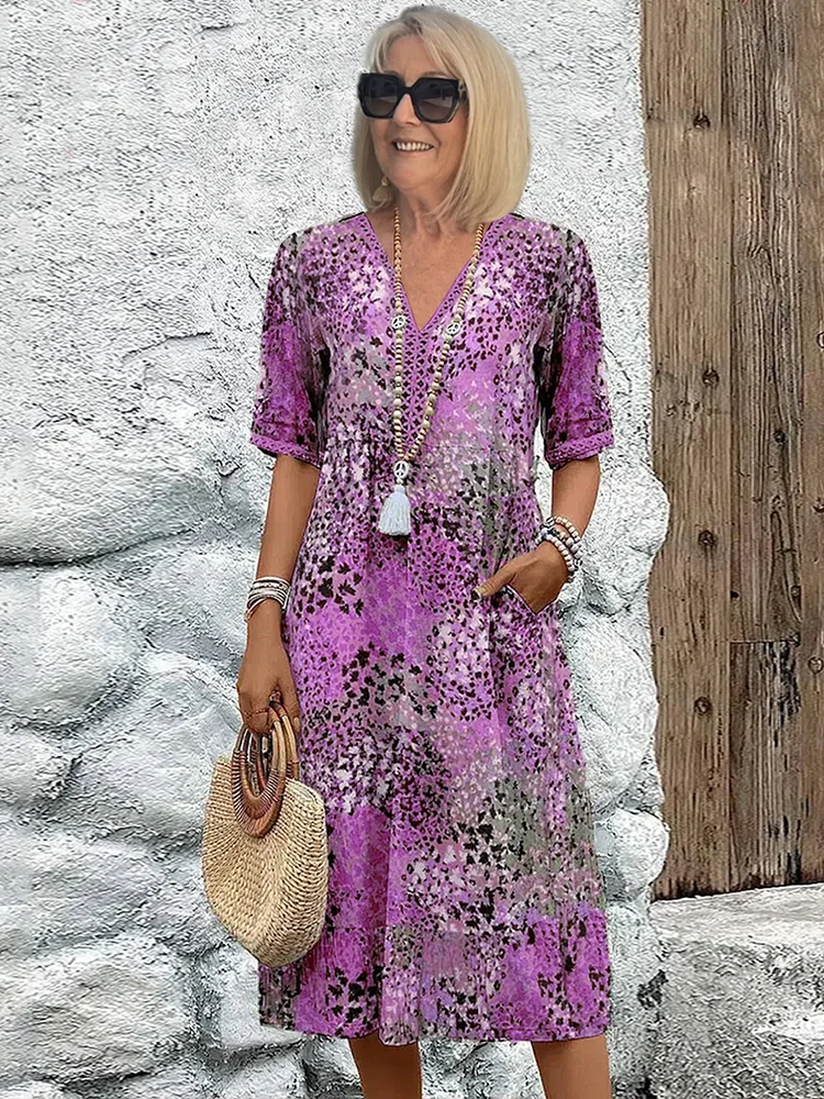 Susan | Vibrant Midi Dress