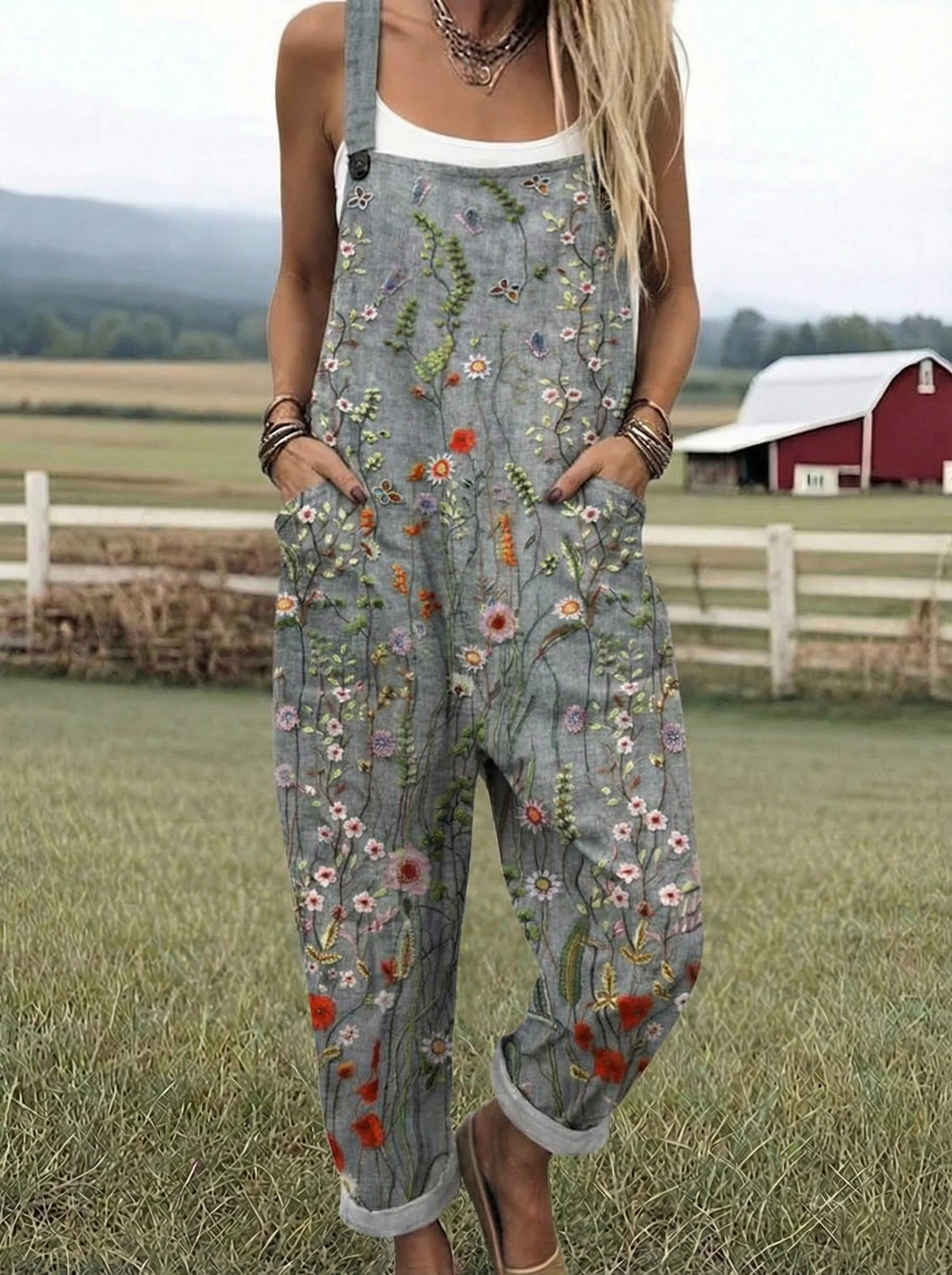 LS™ | Comfort Fit Printed Garden Pants