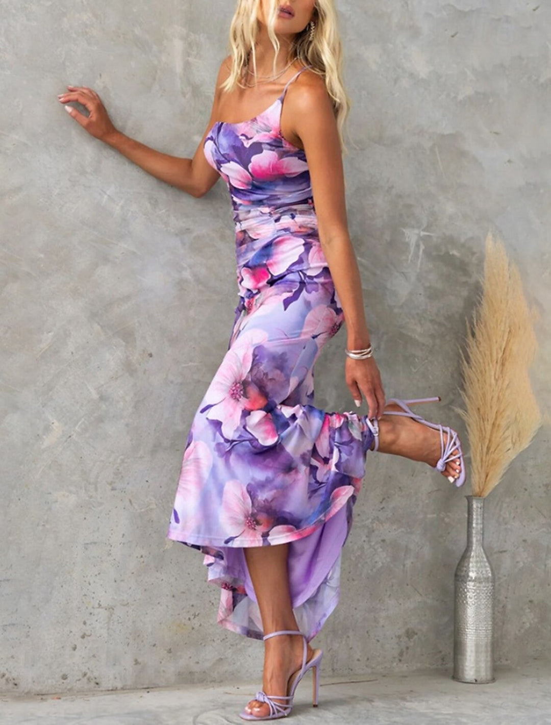 Xanthe - Pleated Summer Maxi Dress