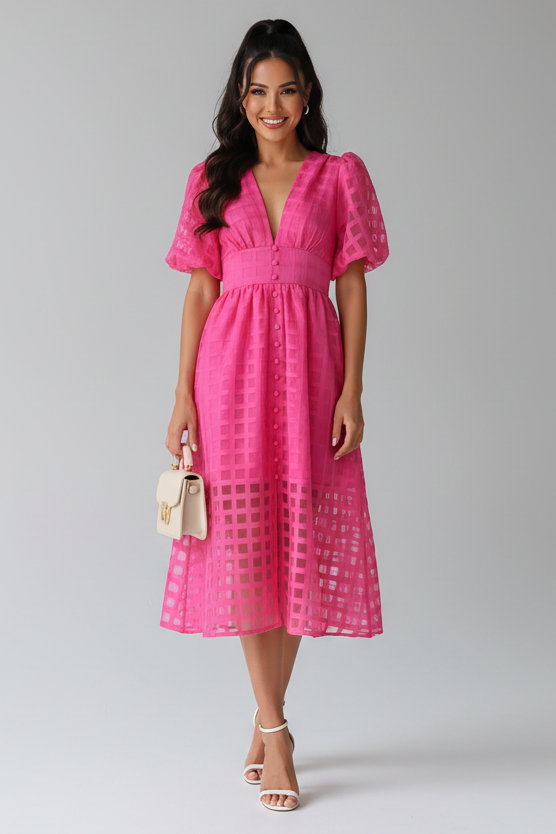 Julia - Elegant Summer Midi Dress